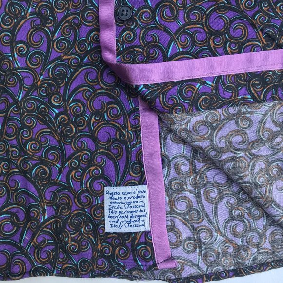 funky pattern button up shirt - Picture 7 of 7